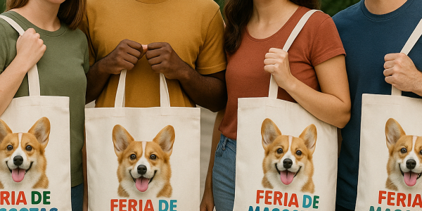 Estampación Textil, Bordados e Impresión DTF la Garriga · Bolsas de algodón / tote bags